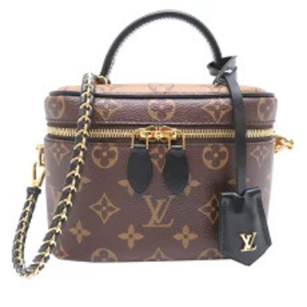 Louis Vuitton Vanity NV Handbag Monogram Reverse Brown